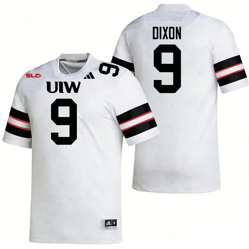 Incarnate Word Cardinals #9 Harlan Dixon College Football Jerseys,Uniforms-White
